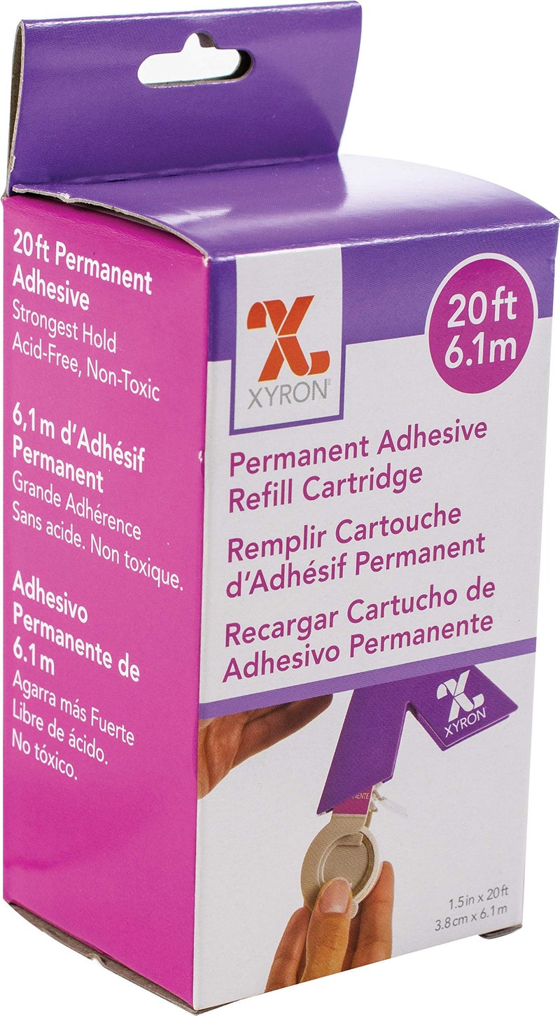 Xyron 150 Refill Cartridge 8/Pkg, 1.5"X20' Permanent 8 Pack - Image 3